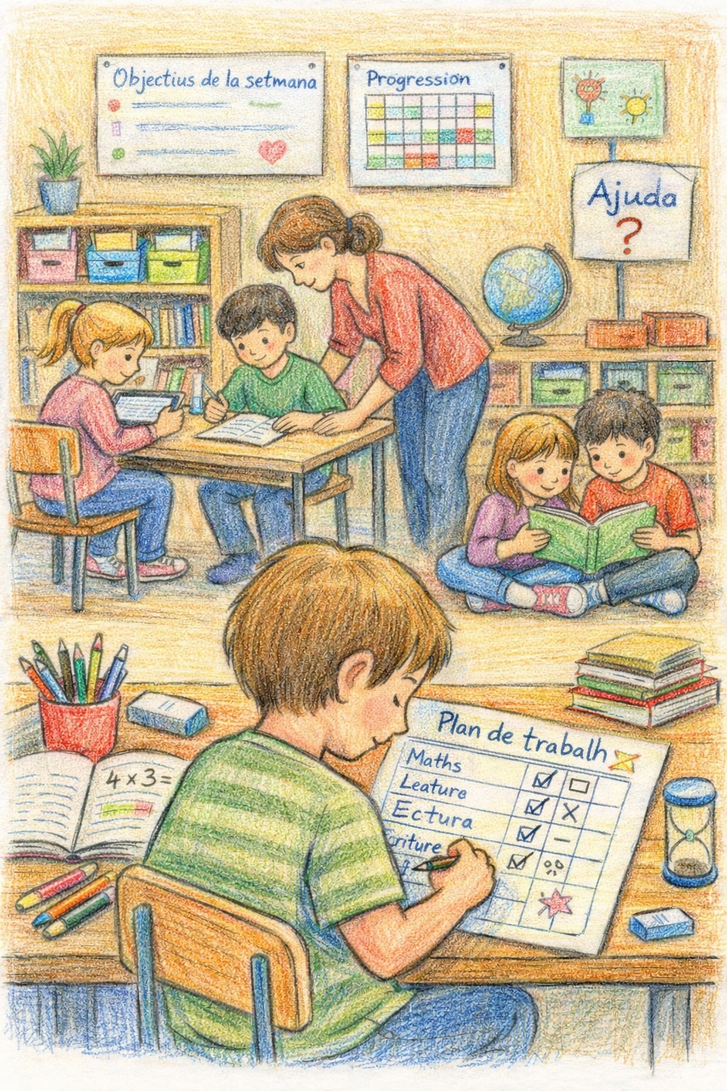 Lo plan de trabalh : un esplech per aprene autrament